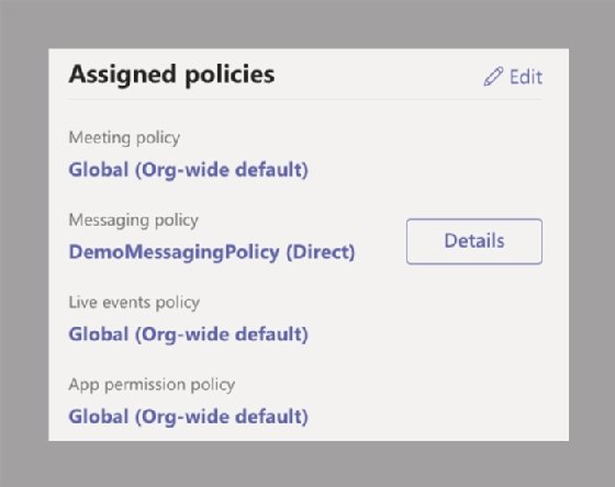 get teams policy assignment powershell