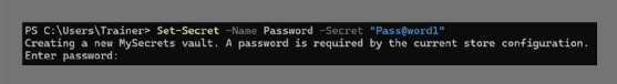 add secret to vault