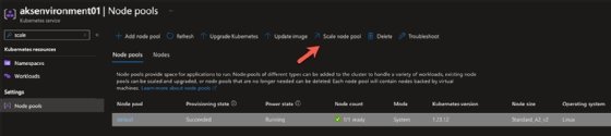 Completed node pool will be visible in the node pools section.
