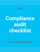Download button for the compliance audit checklist.