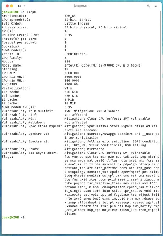 Find Cpu Load Linux