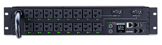 photo of CyberPower rackmount monitored PDU