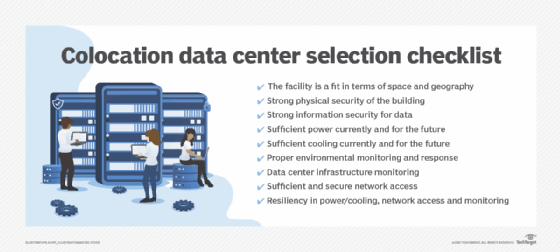 data center hosting checklist clipart