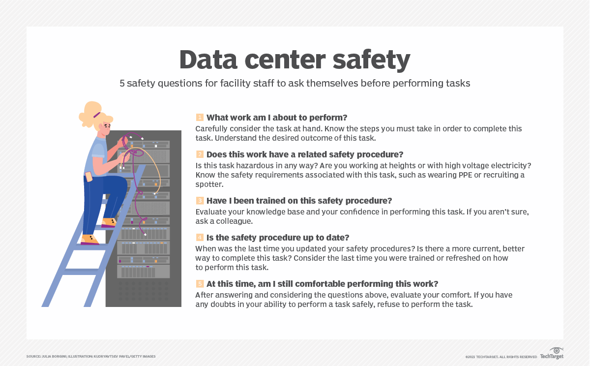 Data center safety tips to protect staff TechTarget