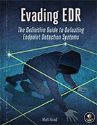 Screenshot of 'Evading EDR' book cover by Matt Hand