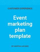 An event marketing plan template.