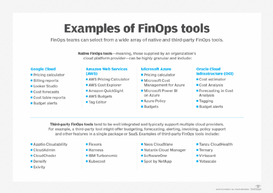 FinOps tools to consider for your organization | TechTarget