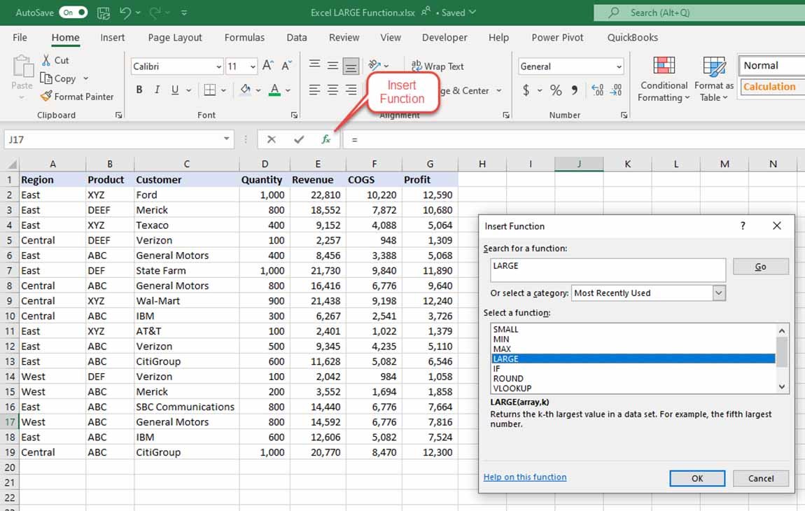 how-to-use-the-excel-large-function-with-examples-techtarget