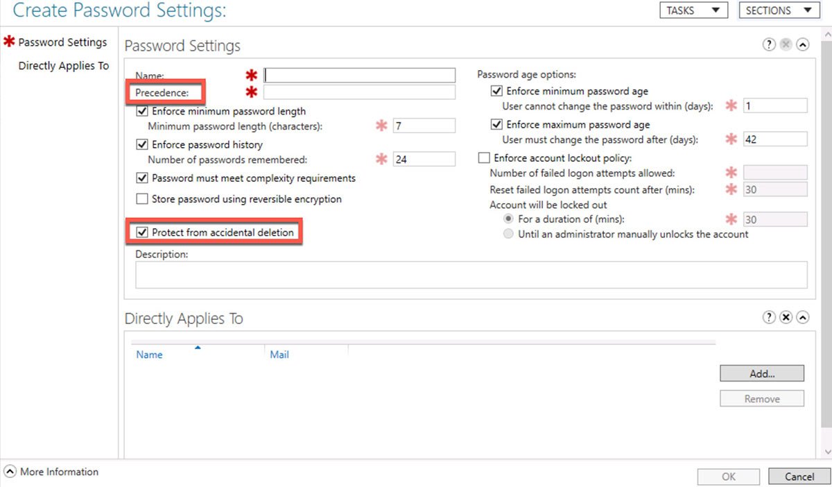 How to create finegrained password policy in AD TechTarget