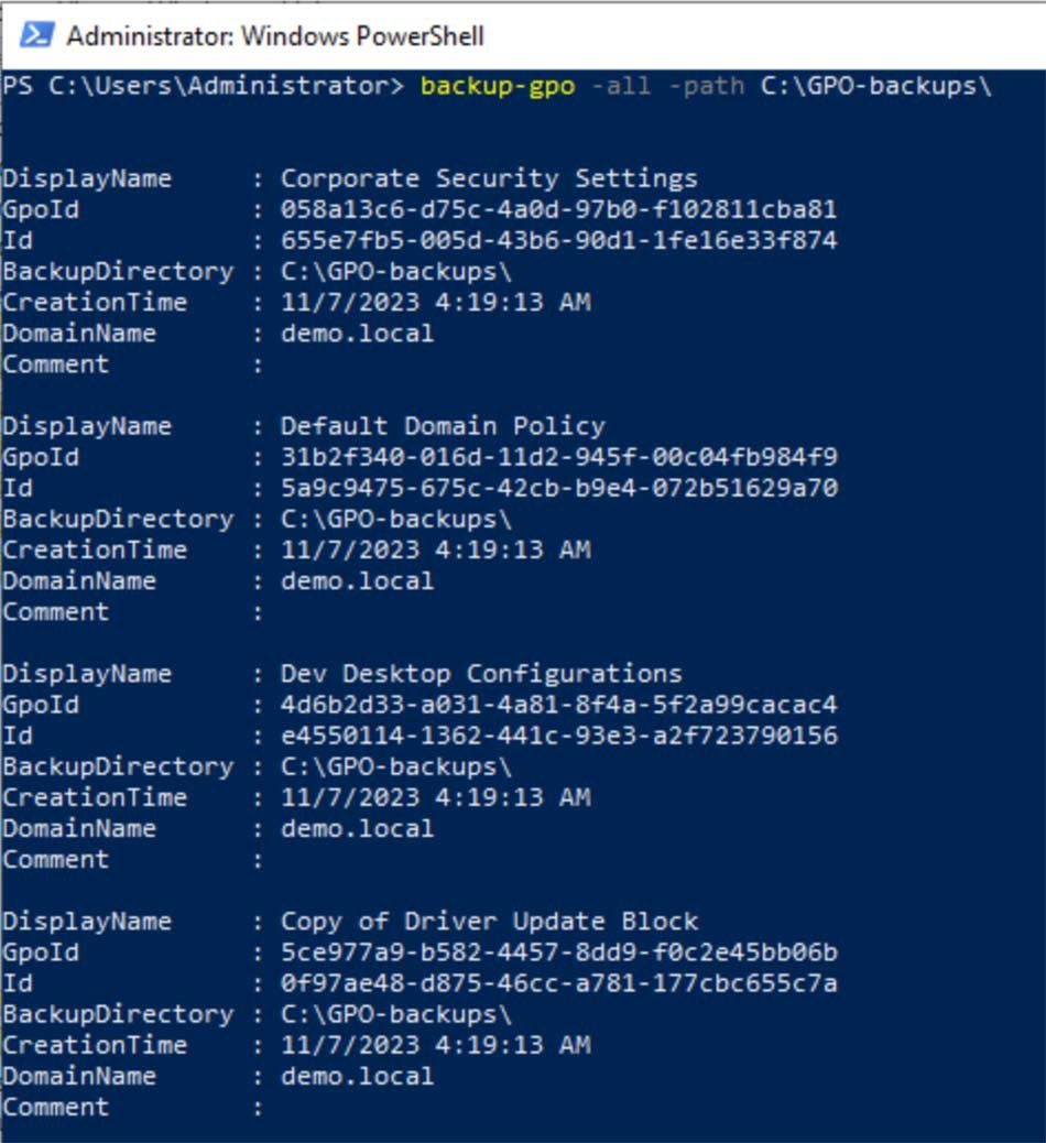 How to create Group Policy backups in Windows Server | TechTarget