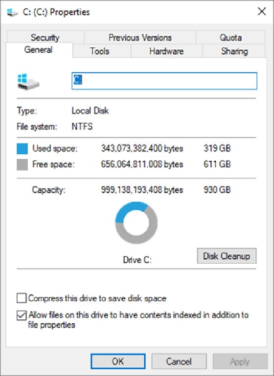 windows 10 disc image tools missing