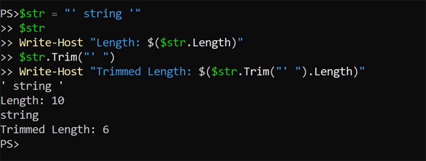Learn How To Use The PowerShell Trim Method TechTarget