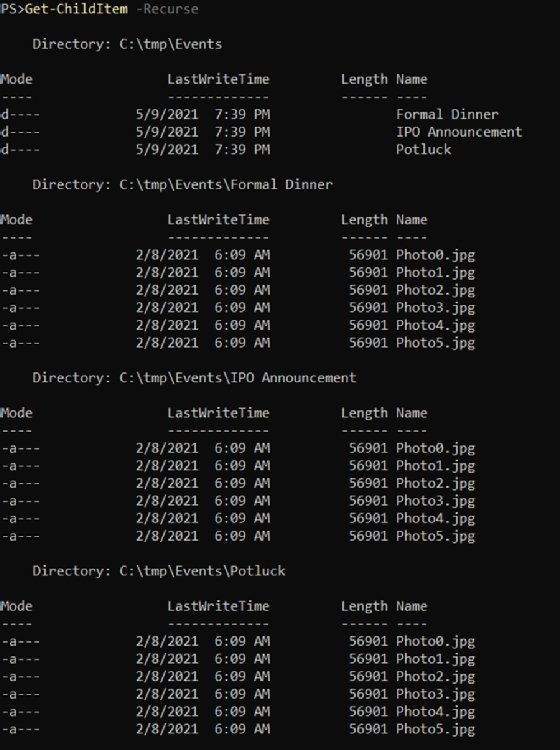 file share folder structure