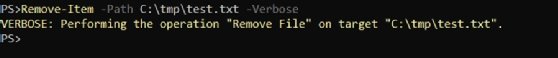 Verbose parameter
