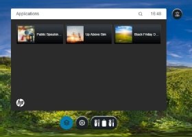 HP ExtendXR menu