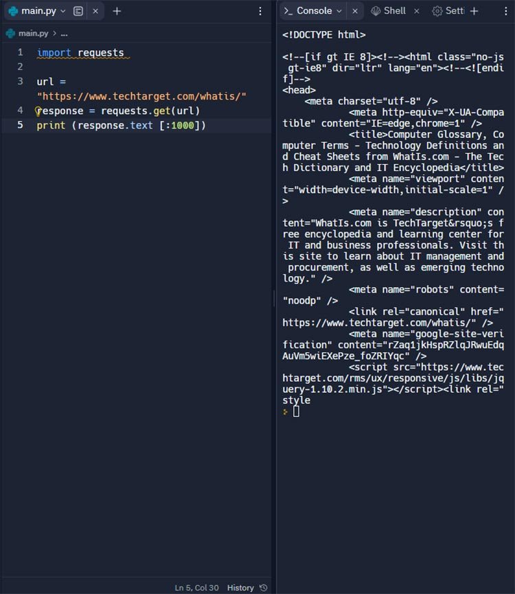How to scrape data from a website