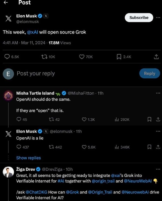 Elon Musk plans to take xAI chatbot Grok open source | TechTarget