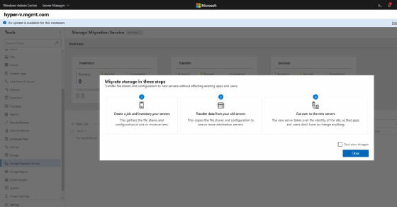 Storage Migration Services overview