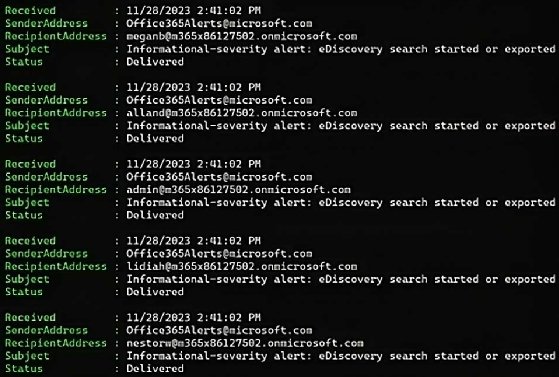 Get-MessageTrace email report