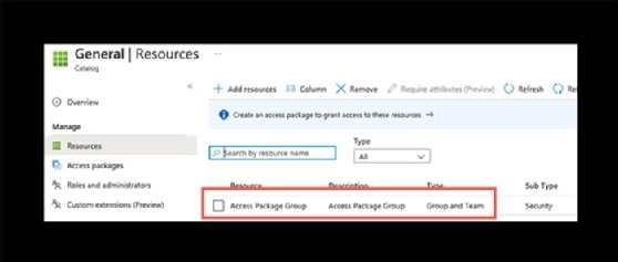 access package group