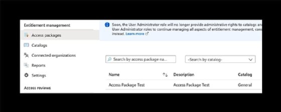 access package listing