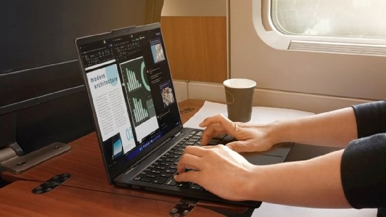 Photo of the Arm-based Lenovo ThinkPad X13s laptop