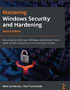 Mastering Windows Security and Hardening book cover