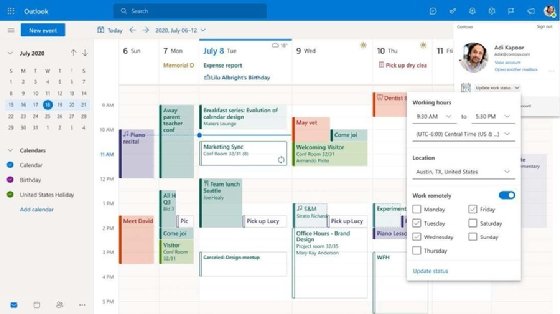 Microsoft Outlook Personal Email and Calendar