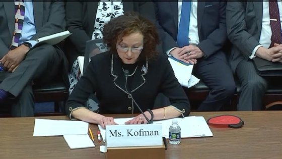Mila Kofman, executive director of the District of Columbia Health Benefit Exchange Authority, speaks at a House Oversight Committee meeting Wednesday.
