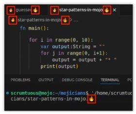 How to print any star pattern in Python -- or Mojo | TheServerSide