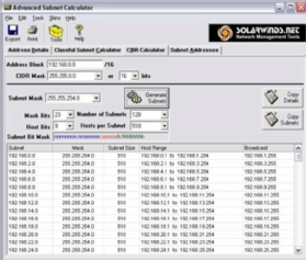 Ip Address Subnet Chart