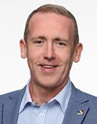 This image shows Rob O'Donohue, Gartner analyst.