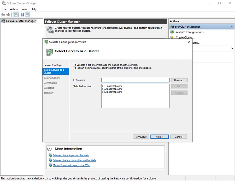 Build a Windows Server 2019 file server cluster for stability TechTarget
