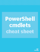 free PowerShell cmdlets cheat sheet