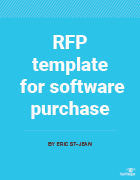 RFP template for software purchase