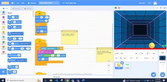 MIT's Scratch dashboard is a visual way to learn coding basics.