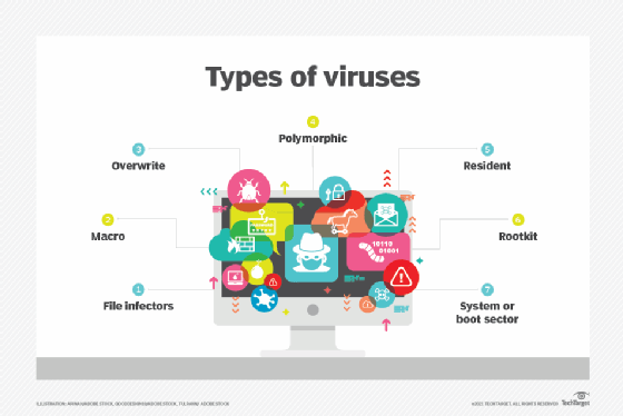 Types Of Computer Viruses Names