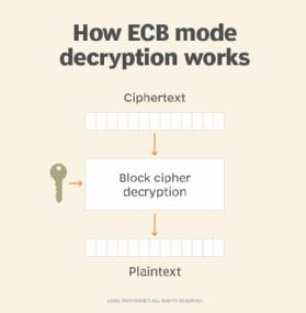 What is Electronic Code Book (ECB) encryption and how does it work?