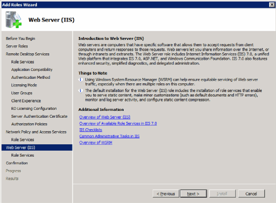 Introdução ao IIS no RDS