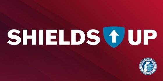 CISA 'shields up' logo