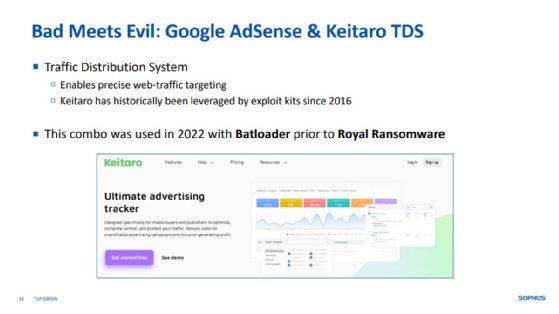 Sophos researchers observed threat actors using the Keitaro TDS in a recent IcedID malware campaign to target specific victims.