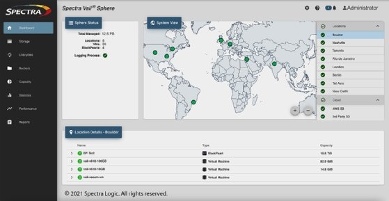 Spectra Logic unveils Vail data management software