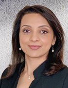 Headshot of Sandhya Sridharan, JPMorgan Chase & Co.