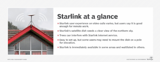 How does starlink internet network works