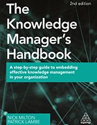 The front cover of the book 'The Knowledge Manager's Handbook.'