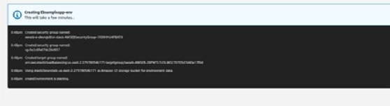 Abbildung 10: Mit den Klick auf Start läuft Ihre Anwendung in AWS.