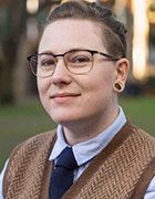 Photo of Google union organizer Shannon Wait