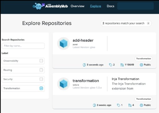 WebAssembly Hub portal