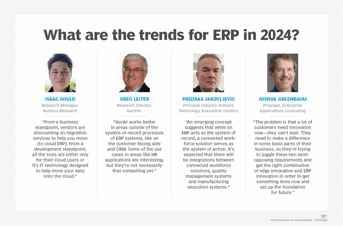 Cloud, Integrations Top ERP Trends In 2024 | TechTarget