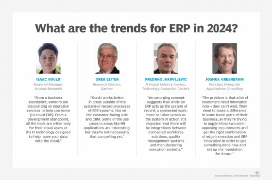 Cloud, integrations top ERP trends in 2024